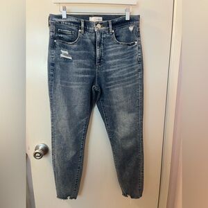 LOFT Women's Distressed Denim Skinny Jeans